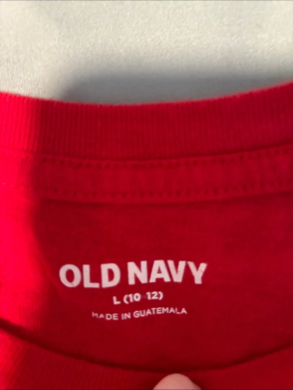 Old Navy bold red